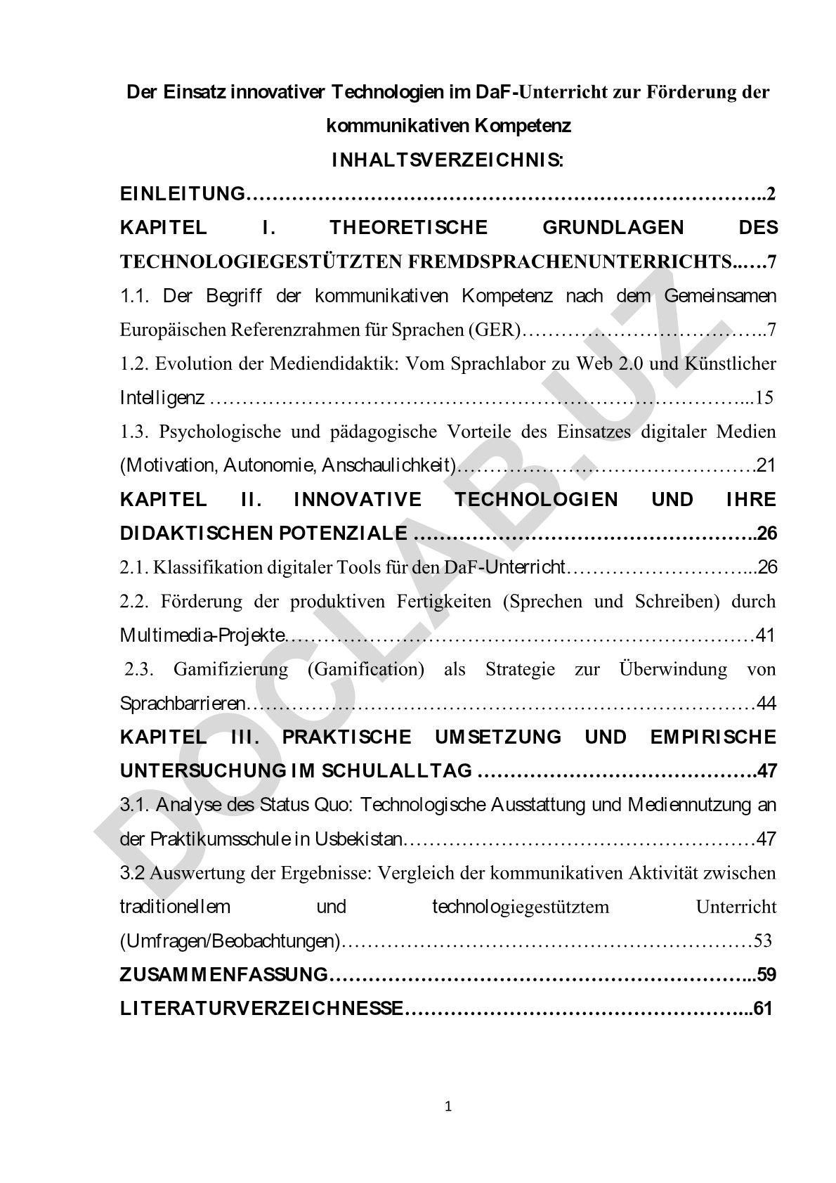 Innovative Technologien im DaF-Unterricht zur Förderung der kommunikativen Kompetenz
