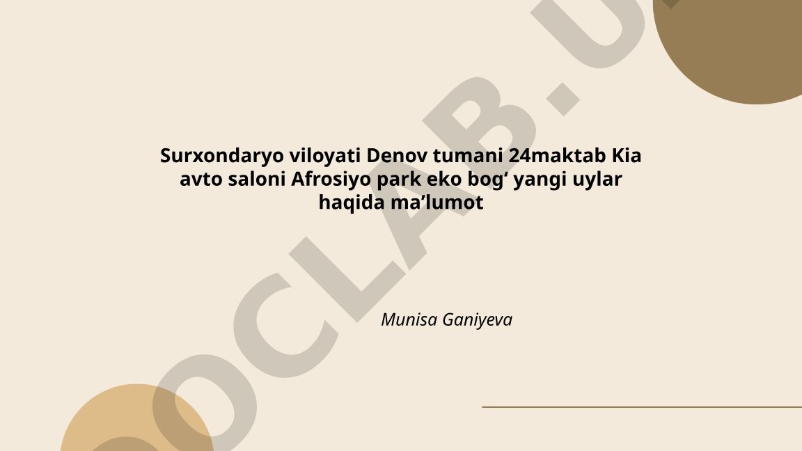 Surxondaryo viloyati Denov tumani 24-maktab haqida ma'lumot
