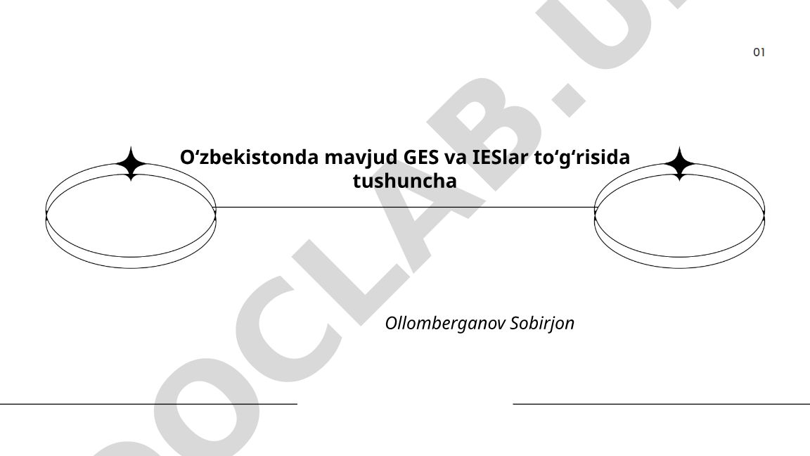 Oʻzbekistonda GES va IESlar
