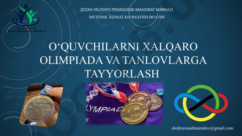 O‘quvchilarni xalqaro olimpiada va tanlovlarga tayyorlash