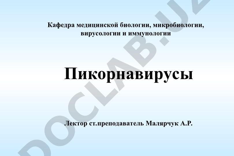 Пикорнавирусы: семейство, свойства и исторические аспекты