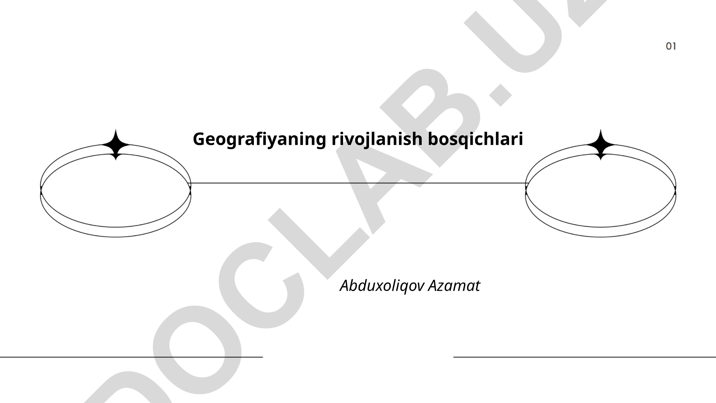 Geografiyaning rivojlanish bosqichlari