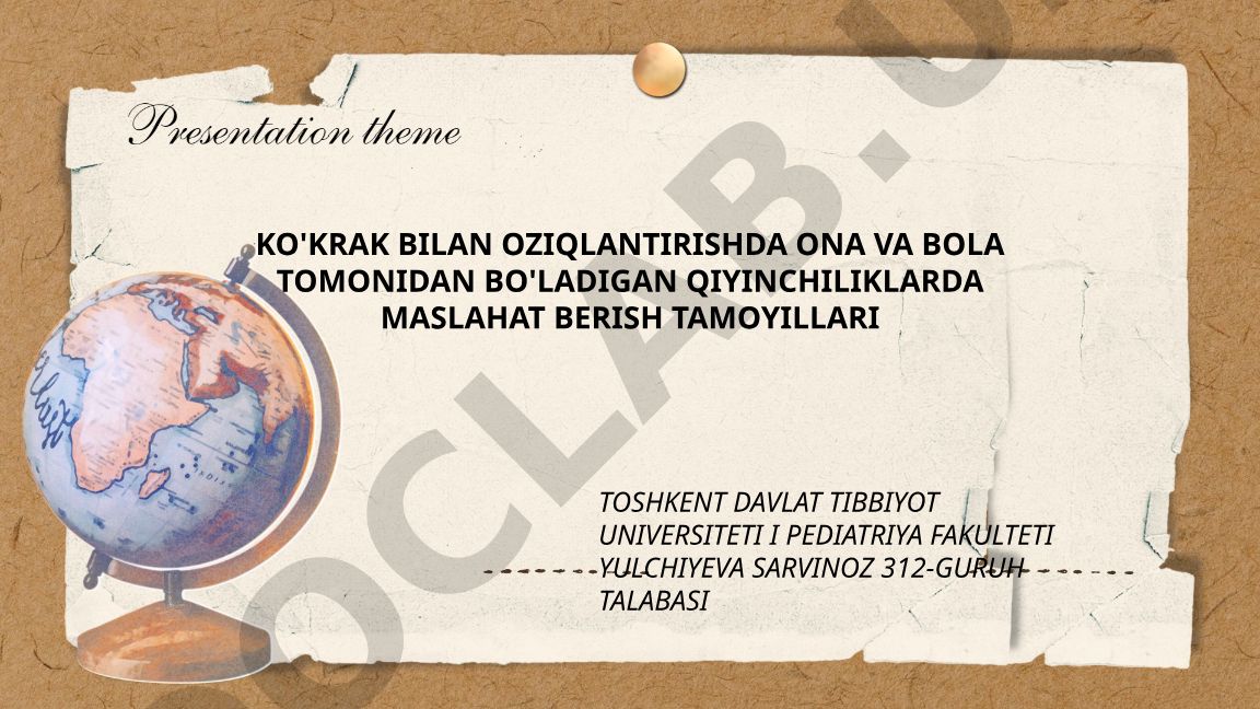 Ko'krak bilan oziqlantirishda ona va bola tomonidan bo'ladigan qiyinchiliklarda maslahat berish tamoyillari