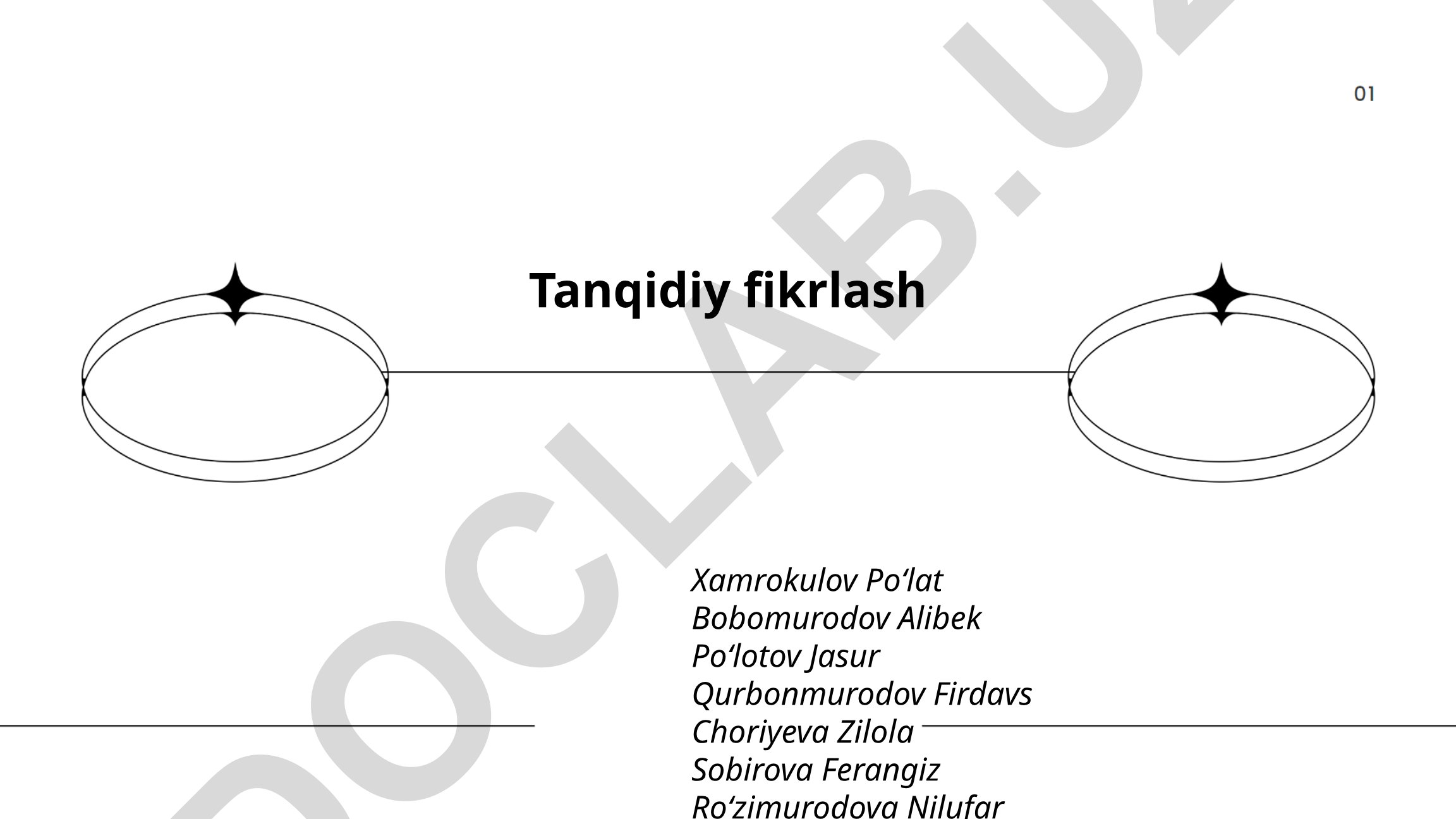 Tanqidiy fikrlashning taʼrifi, elementlari va mantiqiy fikrlash bilan bogʼliqligi
