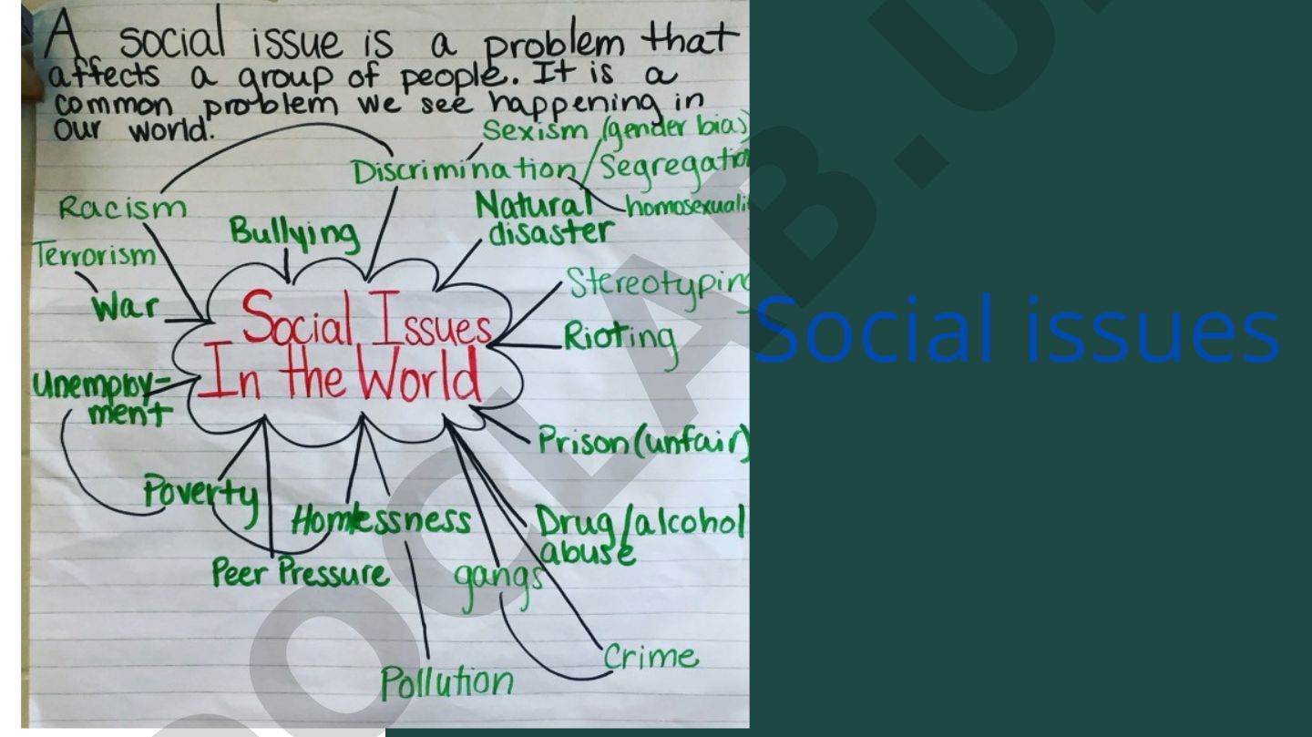 Social issues of disabled people and orphans