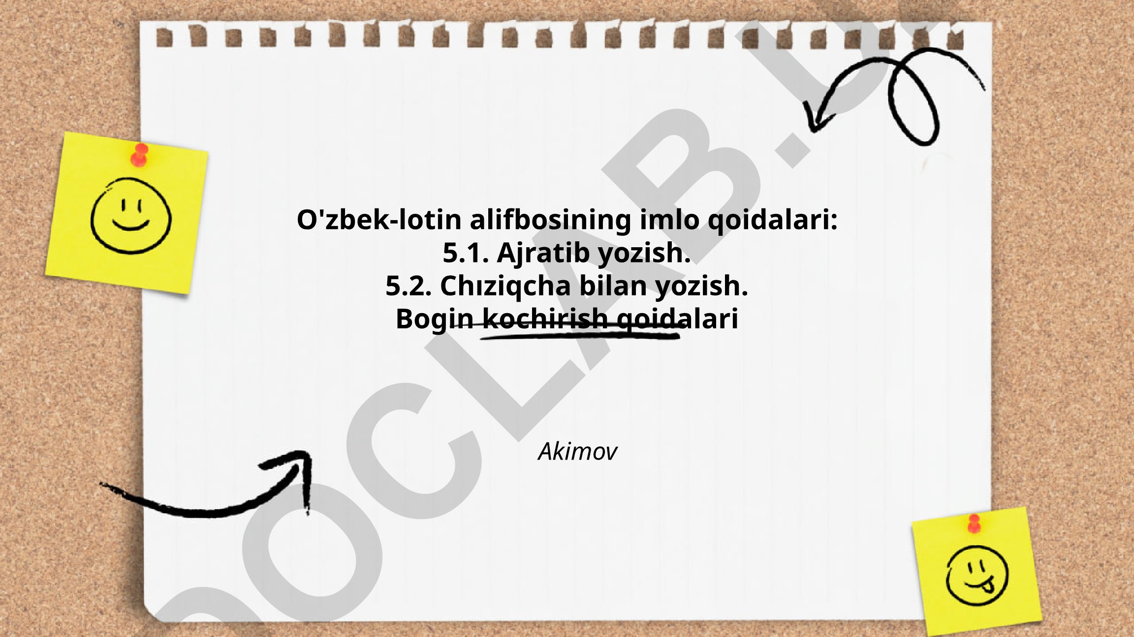 O'zbek-lotin alifbosining imlo qoidalari