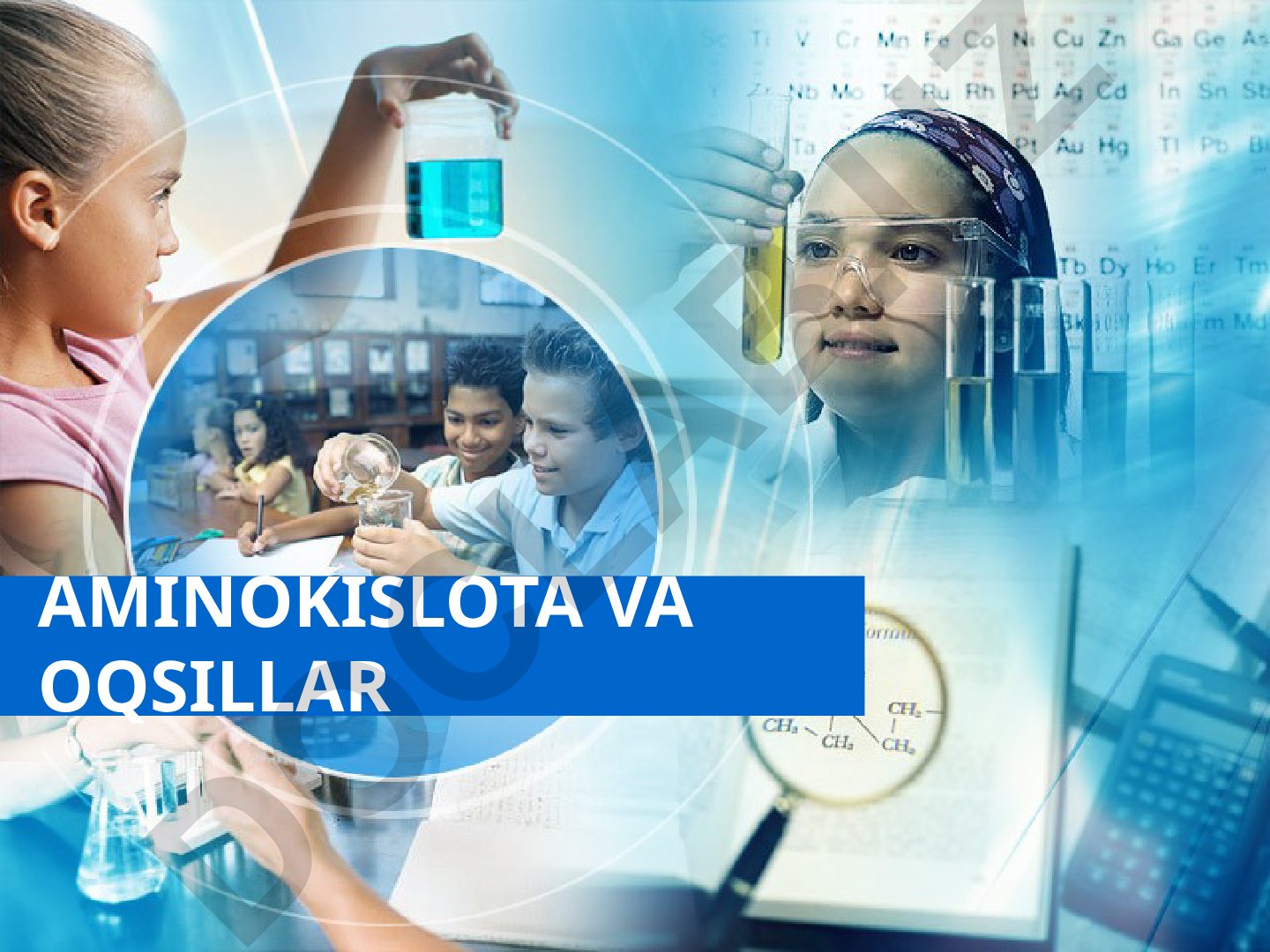 Aminokislota va oqsillar tuzilishi, xossalari va ahamiyati