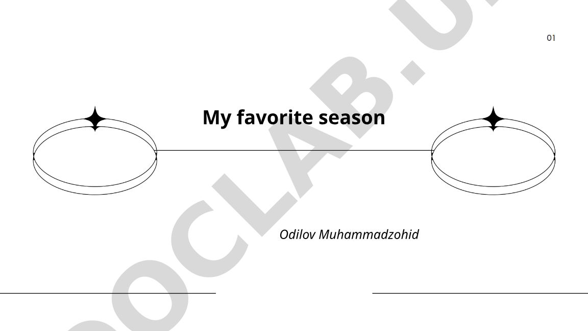 My favorite season