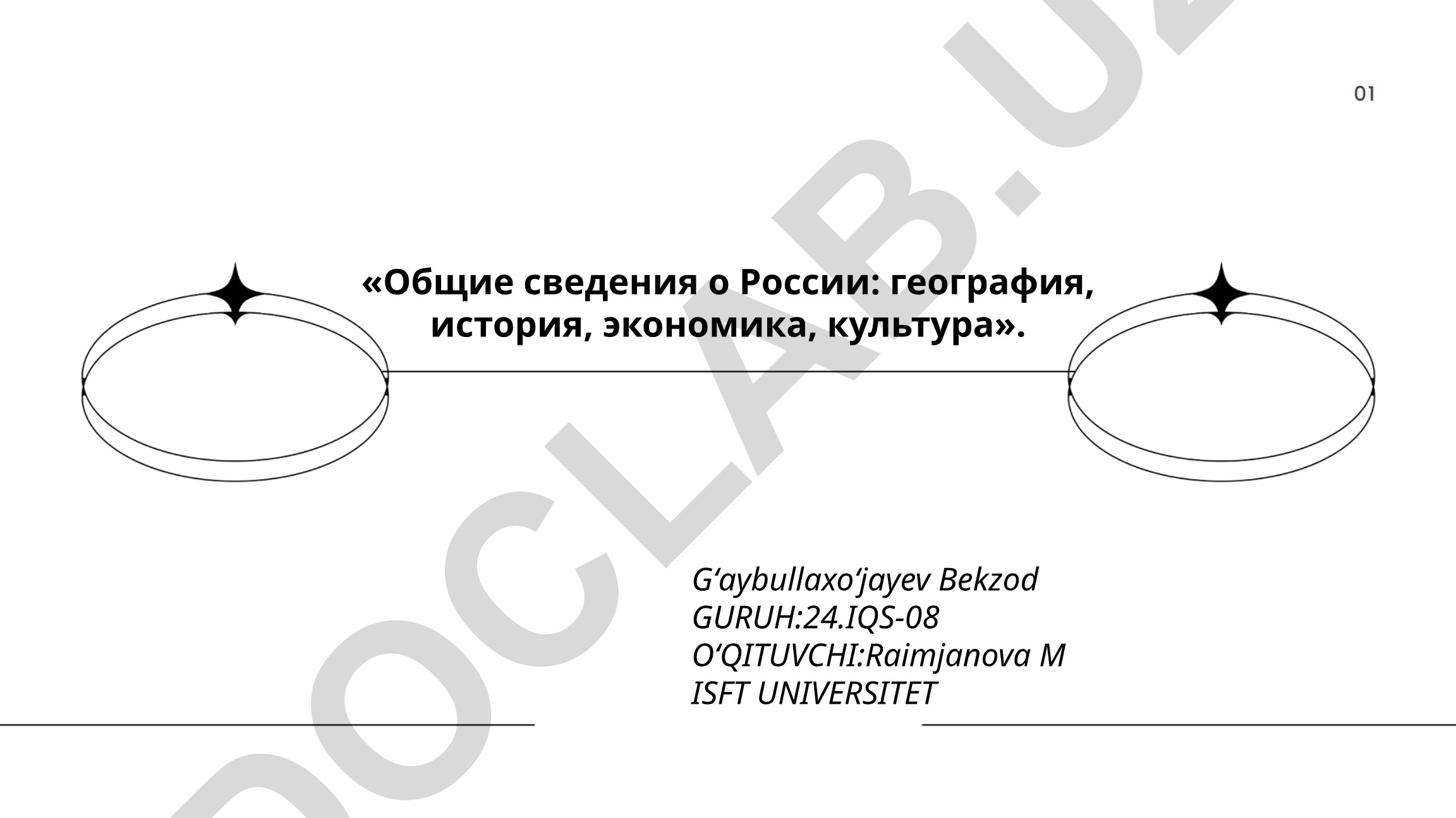 Общие сведения о России: география, история, экономика, культура