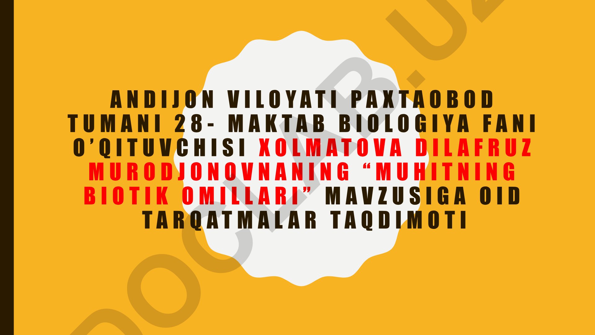 Muhitning biotik omillari