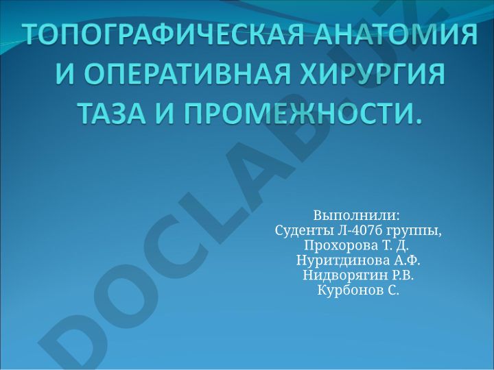 Анатомия таза человека: границы, кости и связки