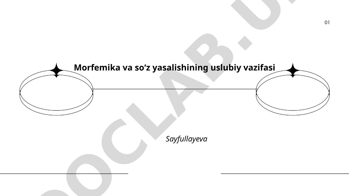 Morfemika va soʻz yasalishining uslubiy vazifasi