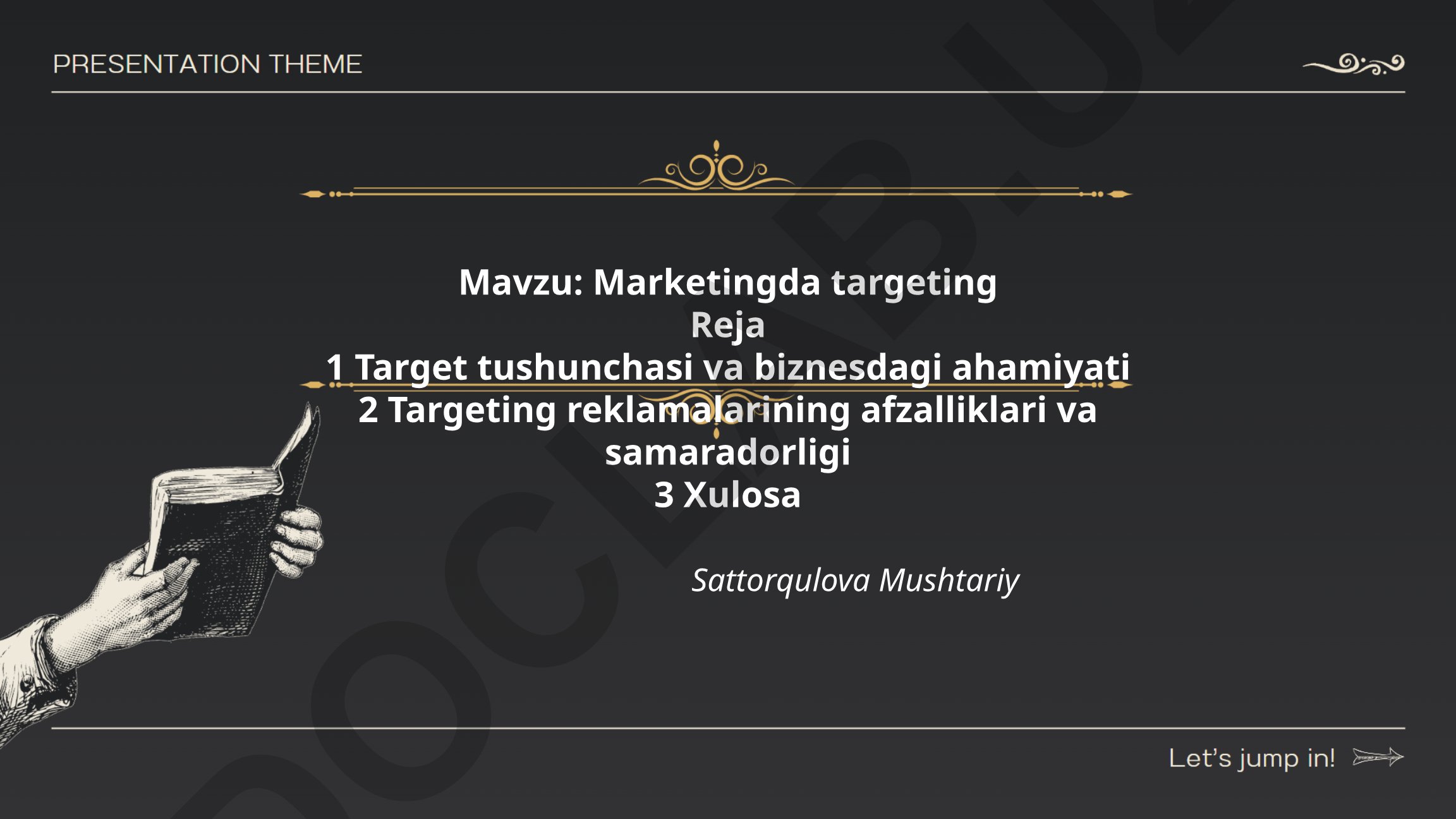 Marketingda targeting