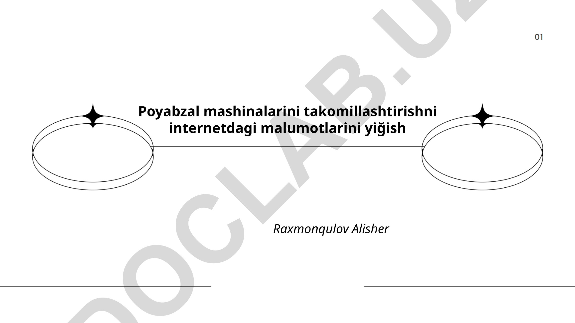 Poyabzal mashinalarini takomillashtirish bo'yicha internet ma'lumotlarini yig'ish