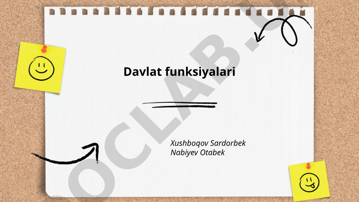 Davlat funksiyalari va ularning turlari