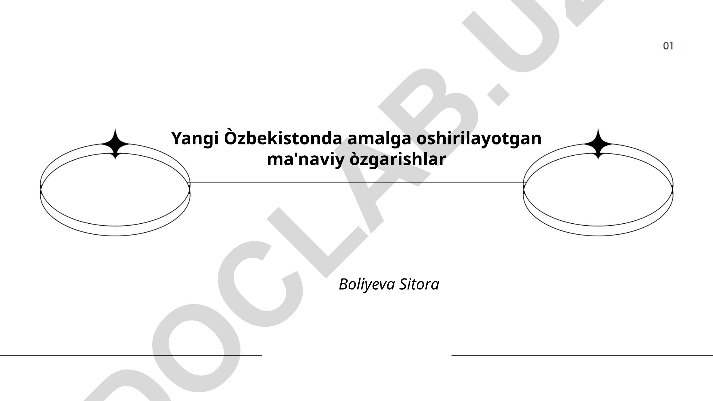 Yangi O'zbekistonda amalga oshirilayotgan ma'naviy o'zgarishlar
