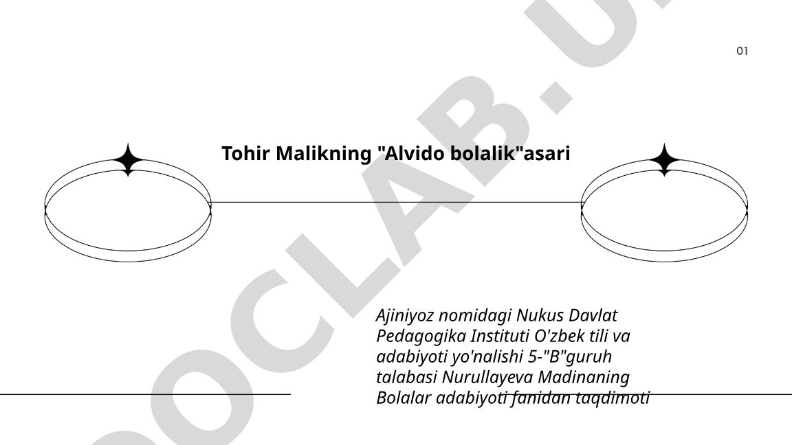 Tohir Malikning 'Alvido bolalik' asari tahlili