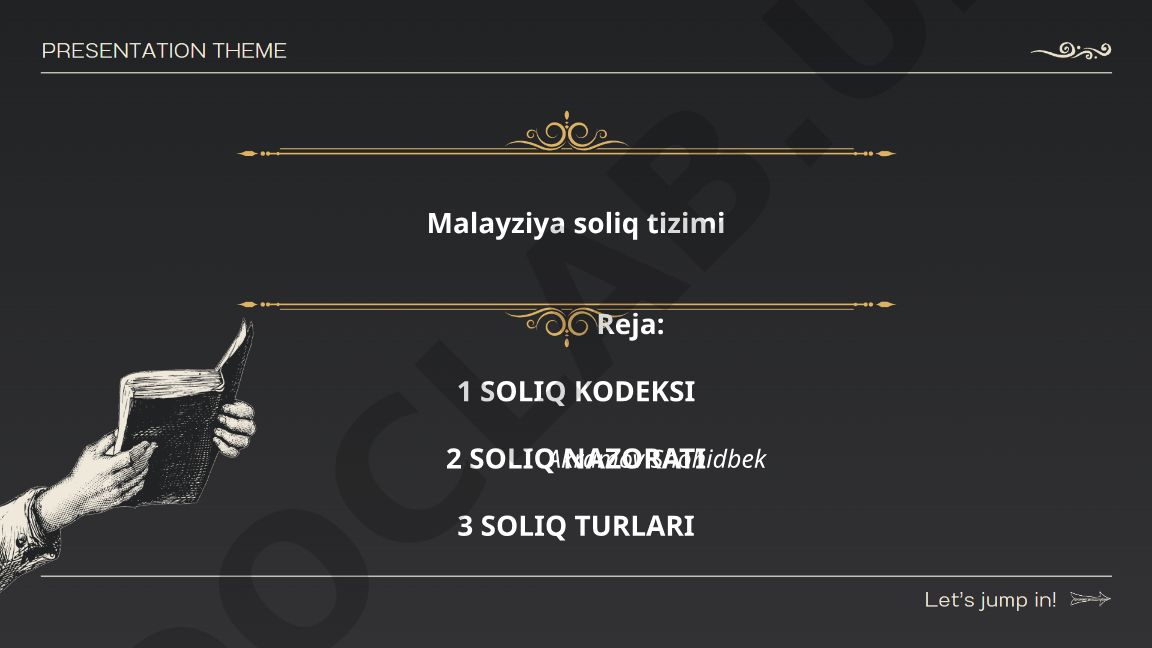 Malayziya soliq tizimi: kodeks, nazorat va turlari