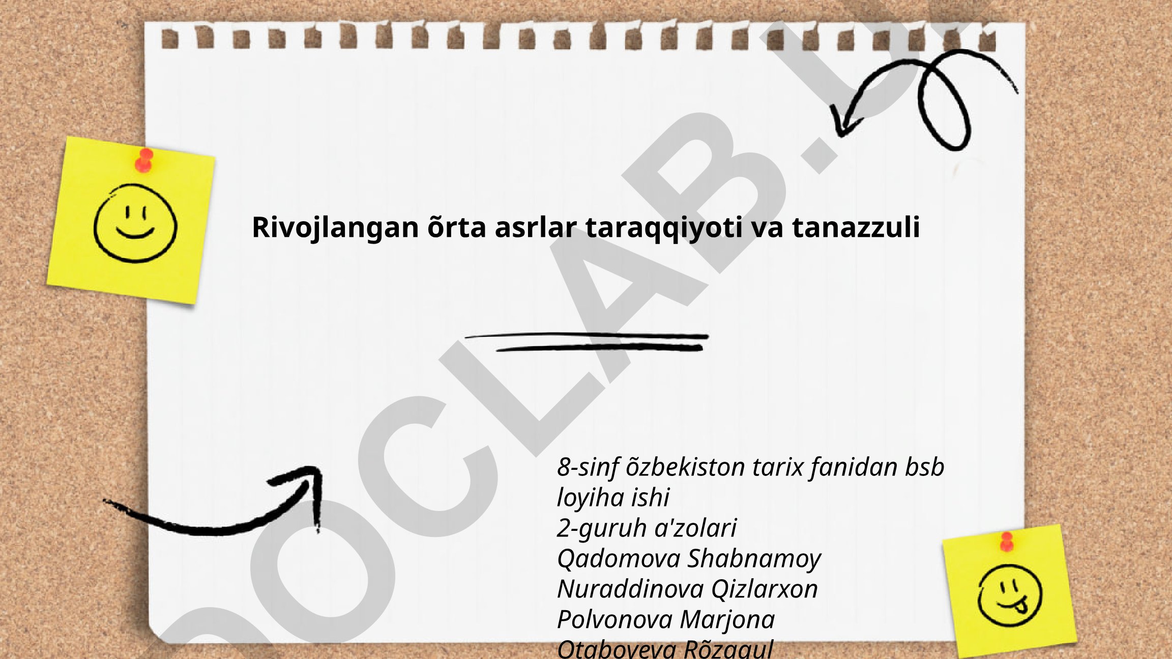 Rivojlangan oʻrta asrlar taraqqiyoti va tanazzuli