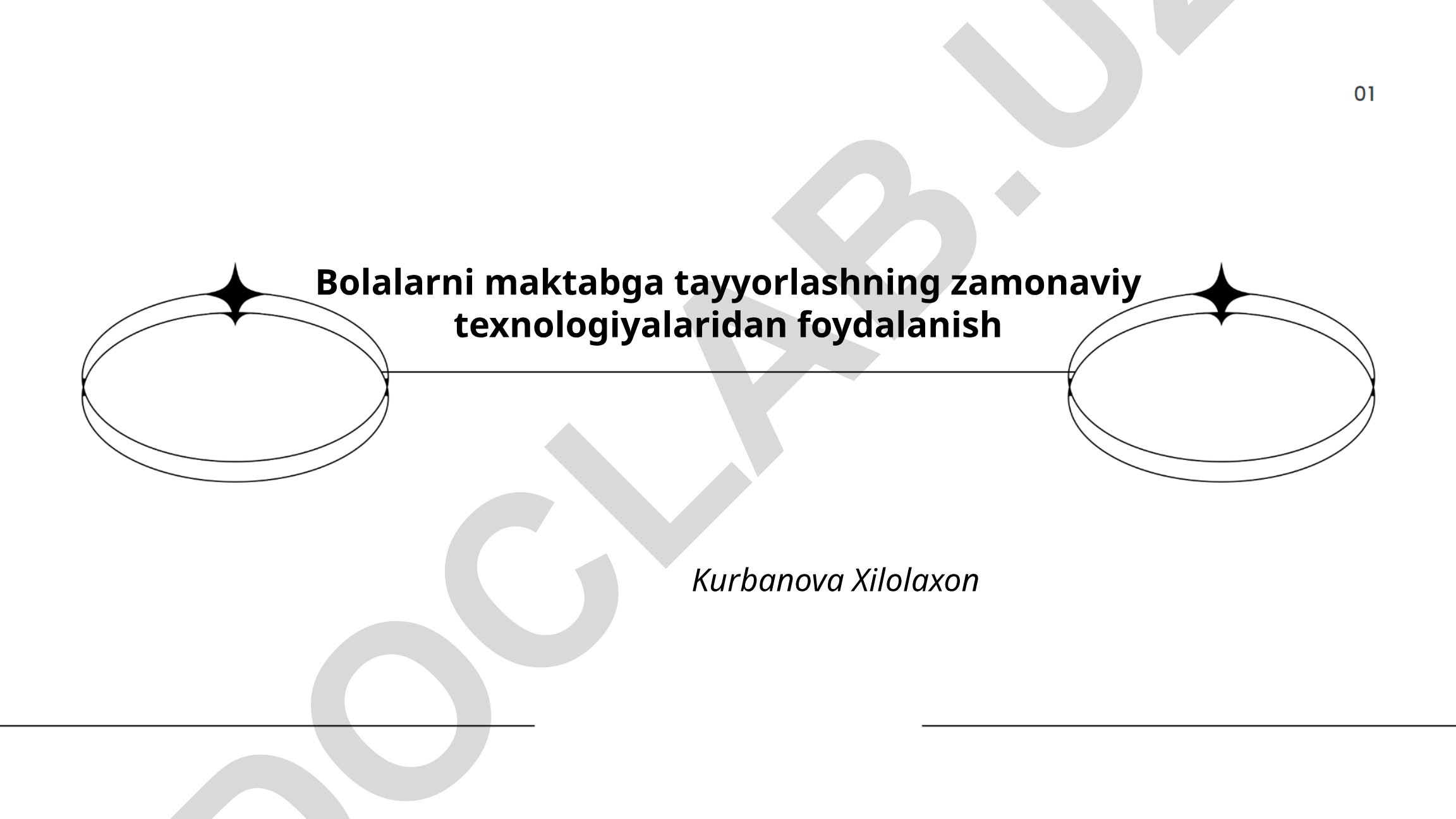 Bolalarni maktabga tayyorlashning zamonaviy texnologiyalaridan foydalanish
