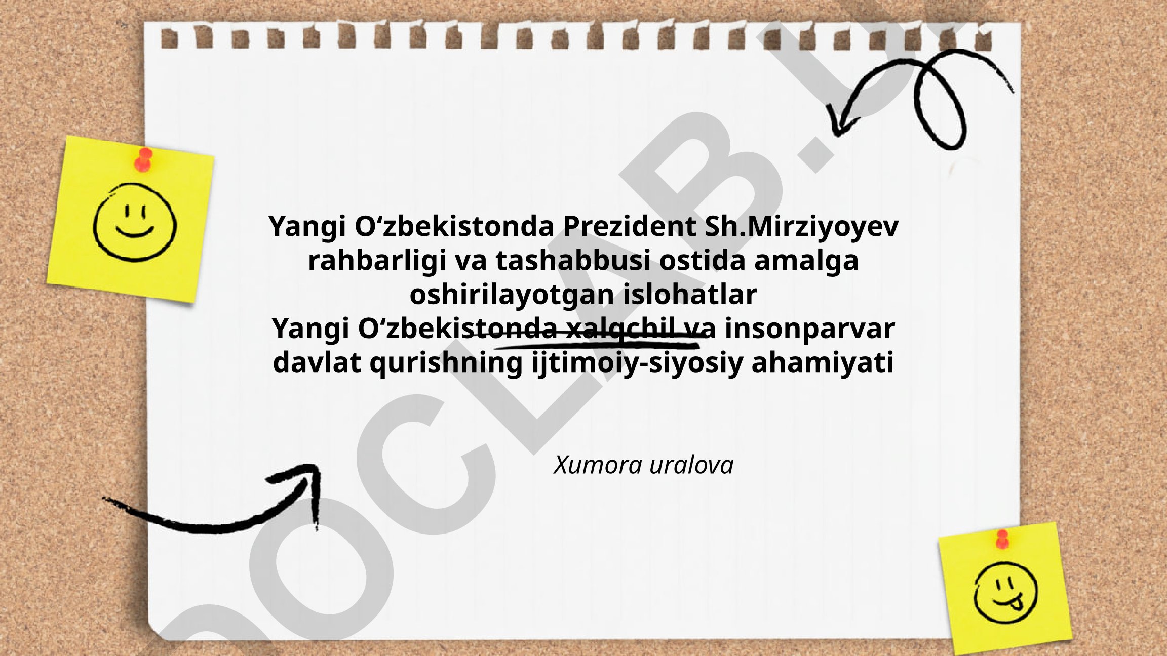 Yangi O‘zbekistonda Prezident Sh.Mirziyoyev rahbarligidagi islohatlar