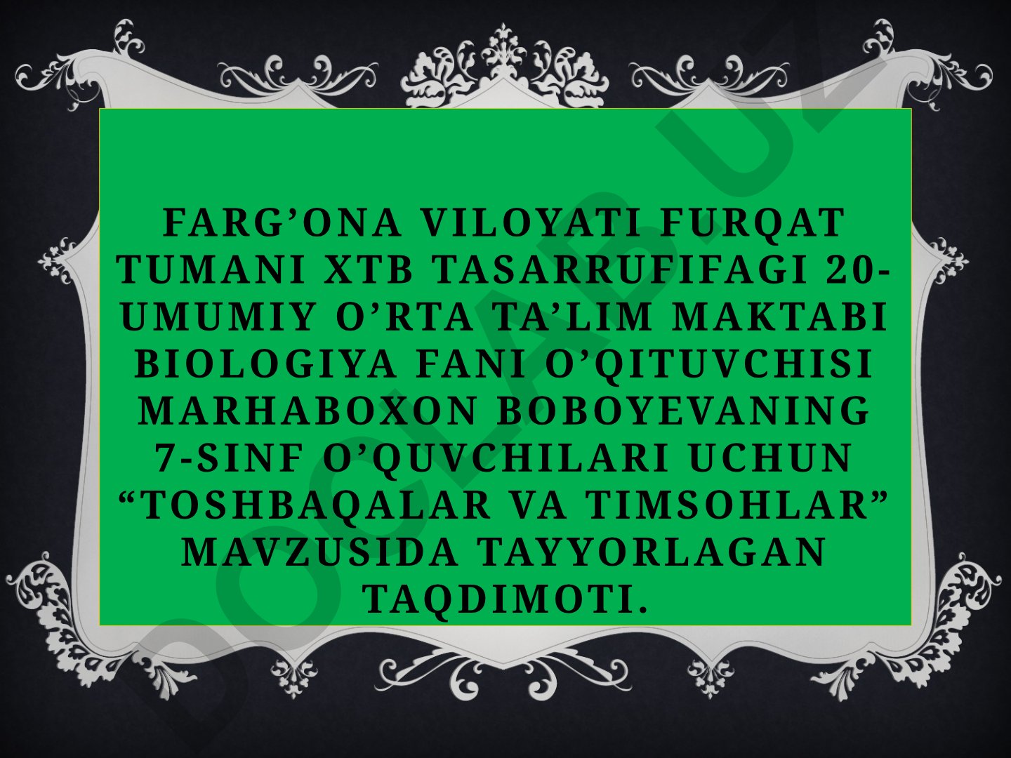 Toshbaqalar va timsohlar turkumi