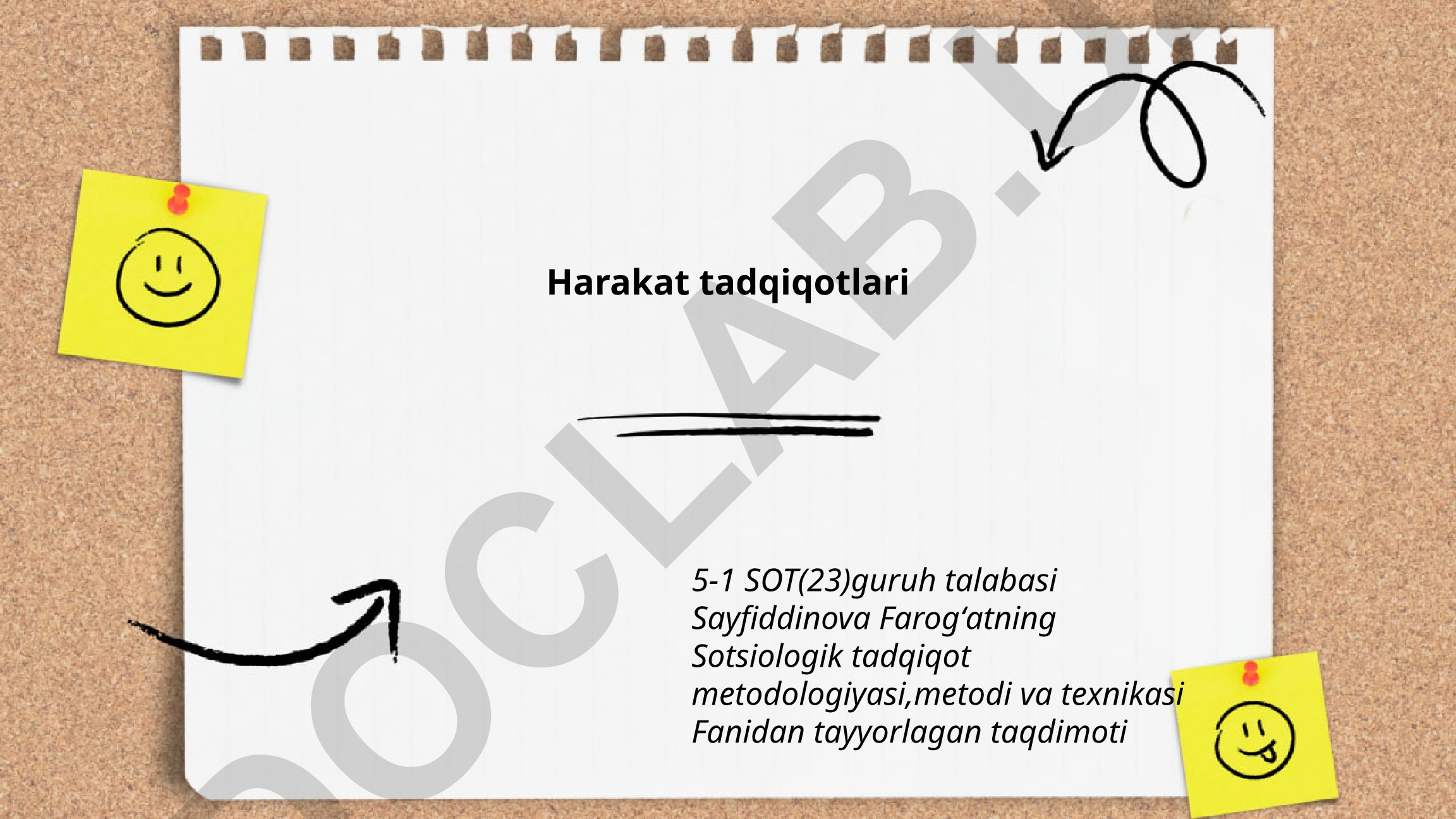 Harakat tadqiqotlari tarixi va metodologiyasi