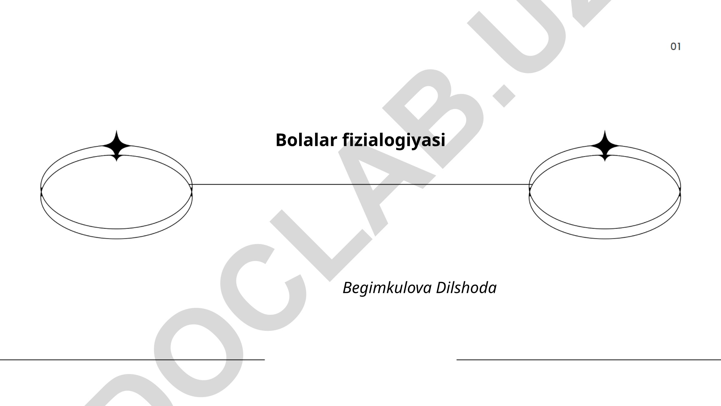 Bolalar fiziologiyasi va rivojlanishi