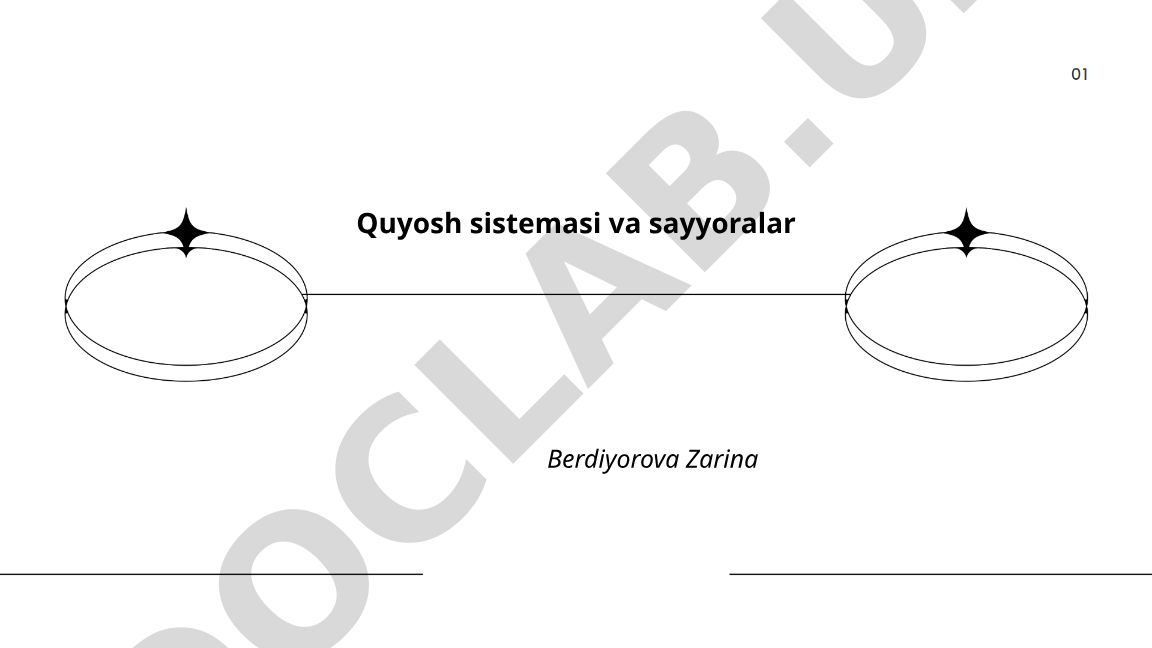 Quyosh sistemasi va sayyoralar