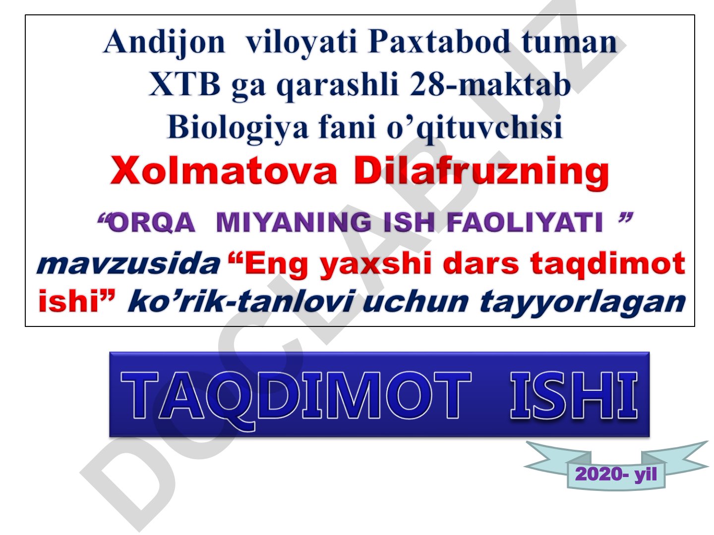 Orqa miyaning tuzilishi va funksiyalari