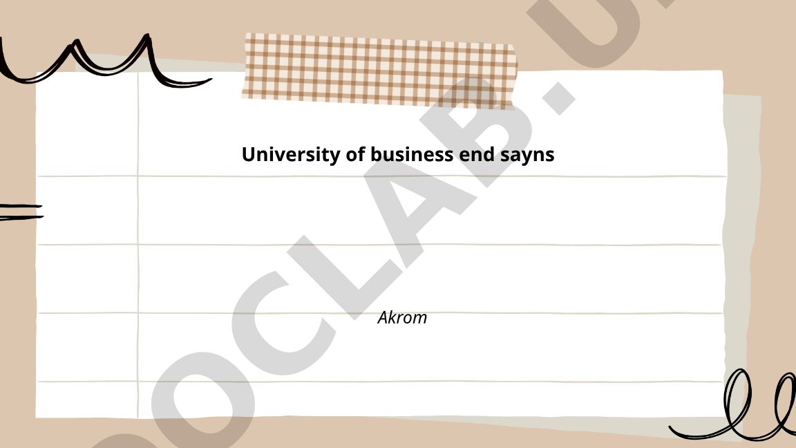 Biznes boshqaruvi, moliyaviy boshqaruv va marketing bo'yicha ta'lim dasturi