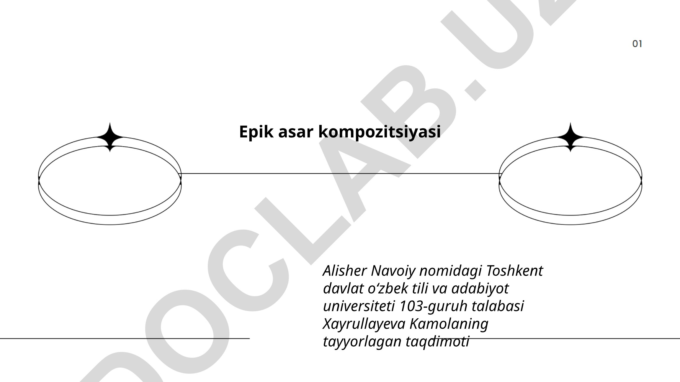 Epik asarlarning tarixi va janr xususiyatlari