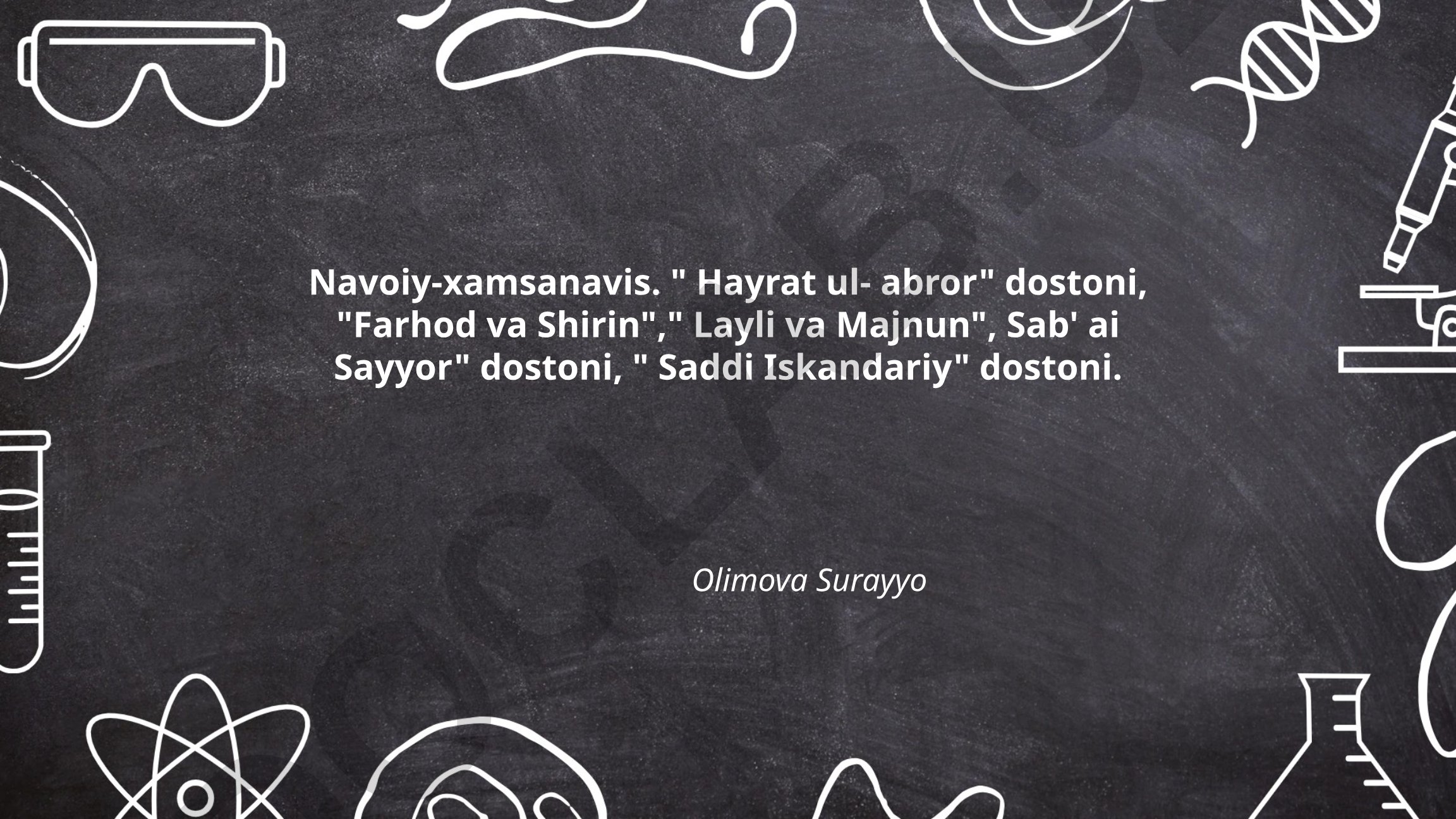 Navoiyning tasavvuf ta'siri va "Hayrat ul-abror" dostonining ma'naviy ahamiyati
