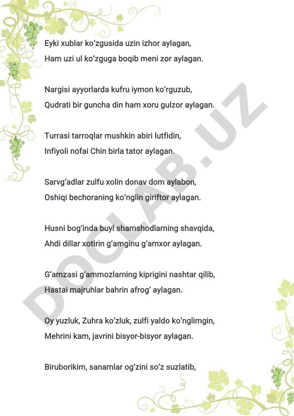 Muhammadni ikki olamda muxtor aylagan