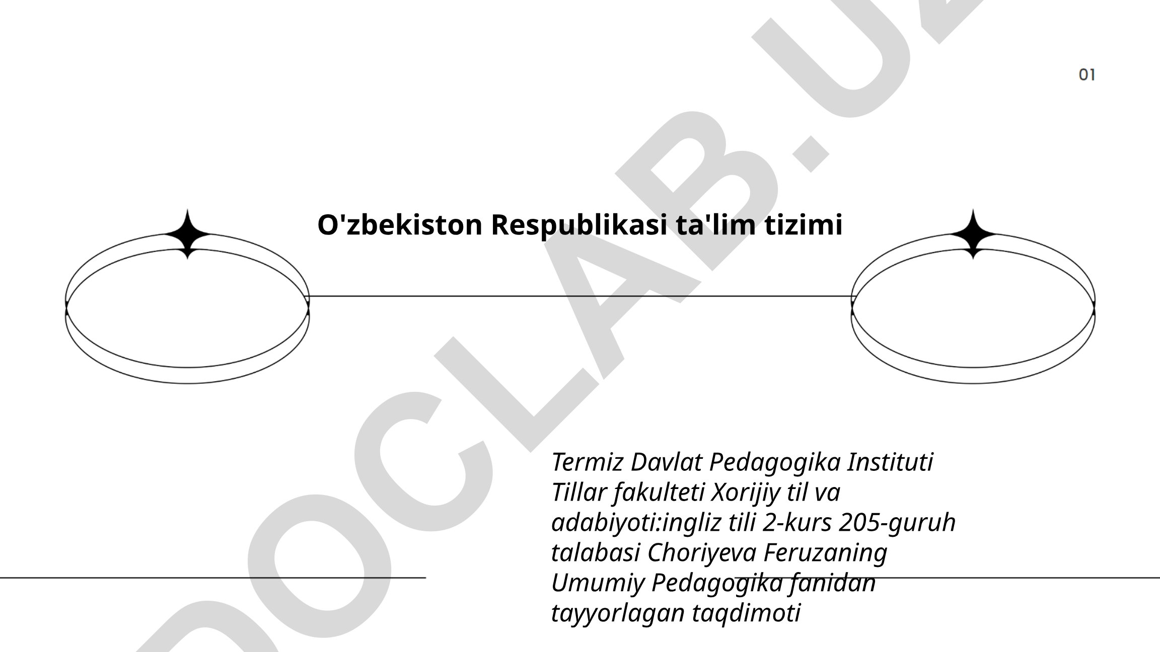 O'zbekiston ta'lim tizimi tarixi va tuzilishi