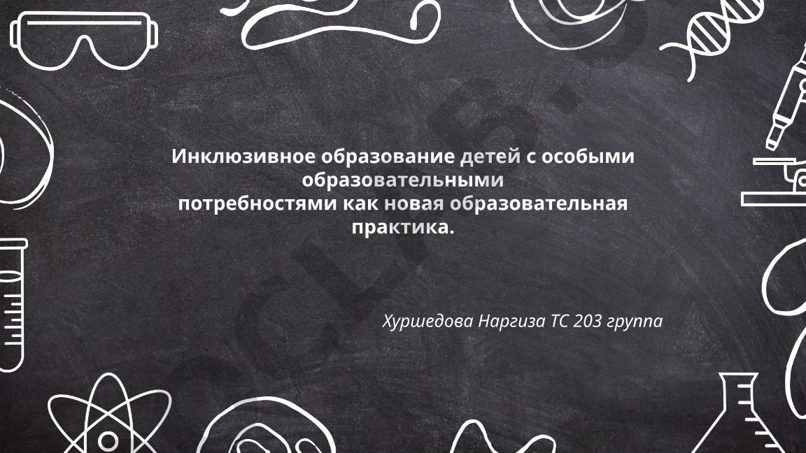Инклюзивное образование детей с особыми образовательными потребностями