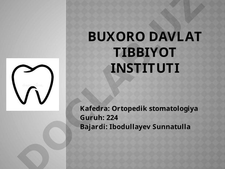 Dioksid sirkon va CAD CAM tizimi