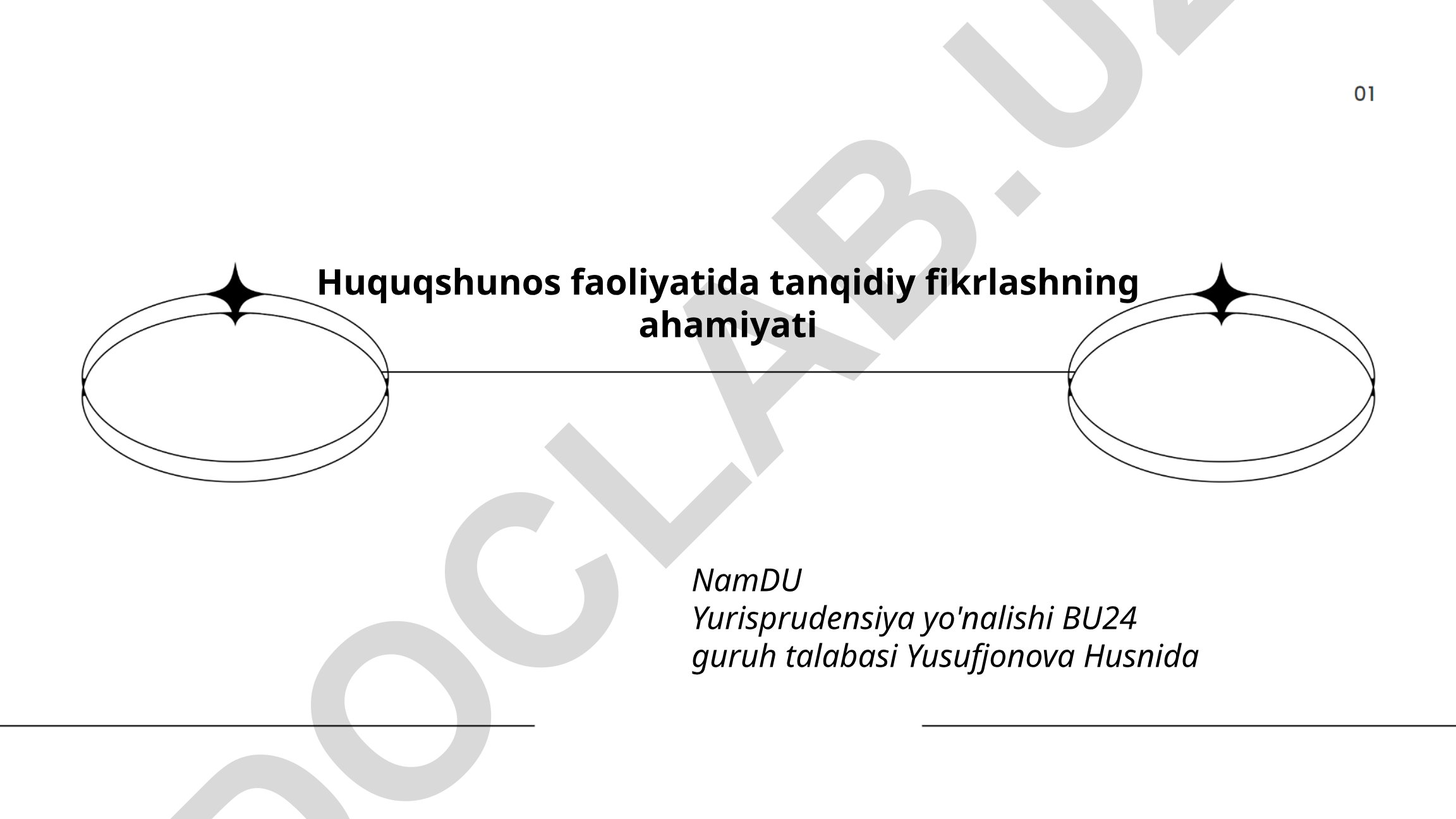 Huquqshunos faoliyatida tanqidiy fikrlashning ahamiyati