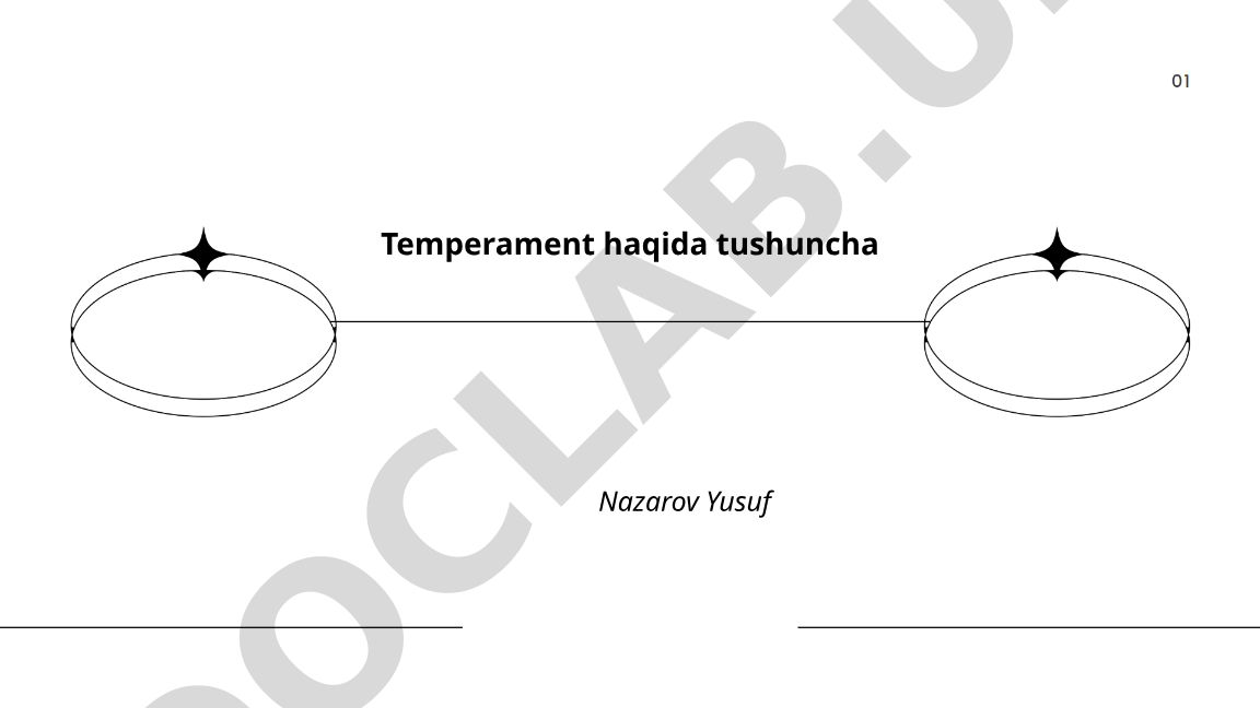 Temperament tushunchasi va nazariyalari
