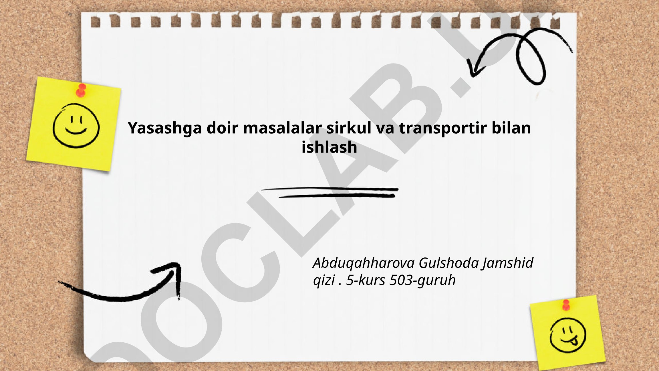Sirkul va transportir bilan burchaklarni o'lchash va chizish