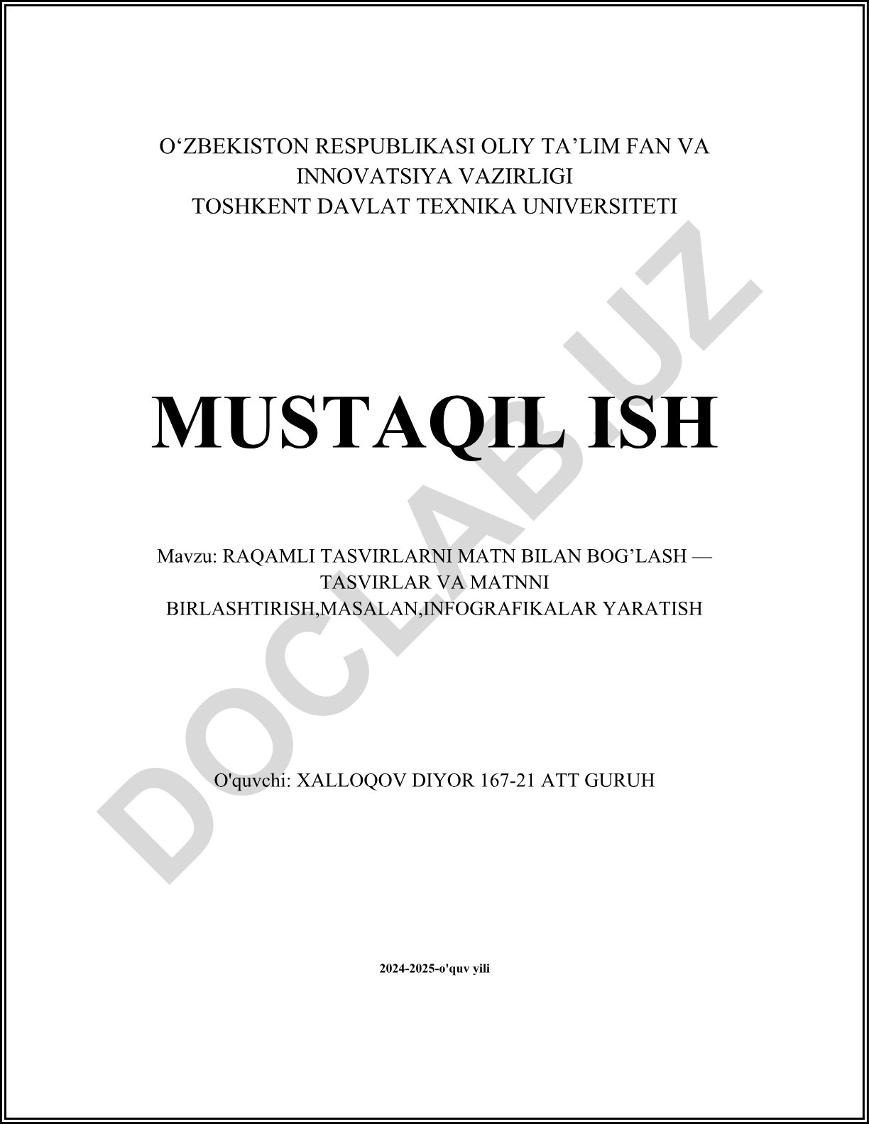 Raqamli tasvirlarni matn bilan bog'lash — tasvirlar va matnni birlashtirish, masalan, infografikalar yaratish