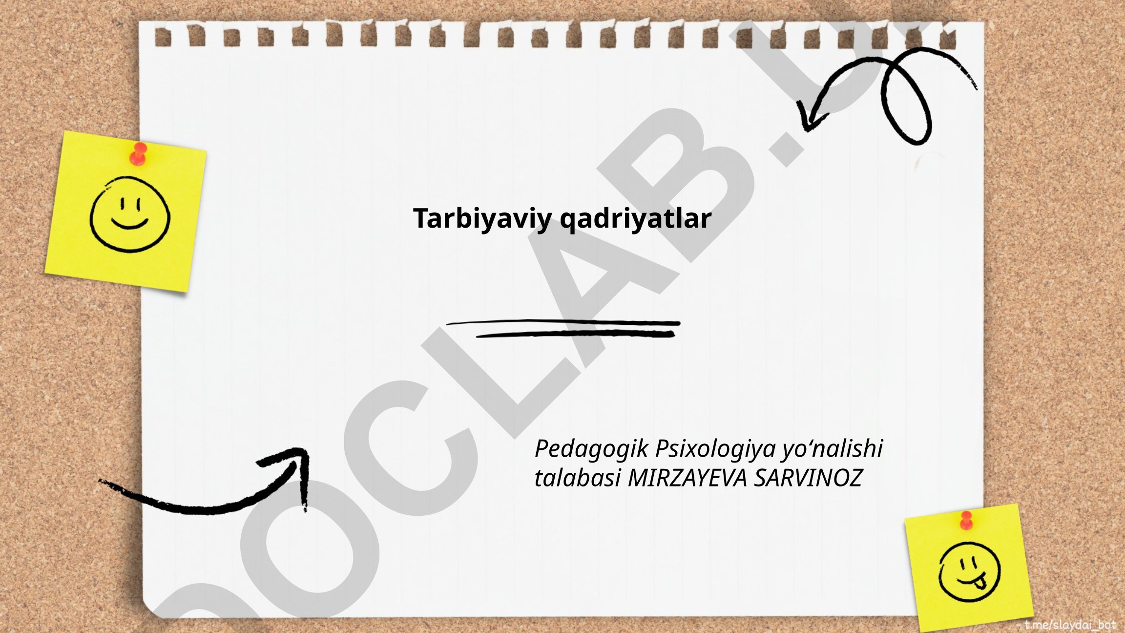 Oila qadriyatlari, do'stlik va milliy an'analar