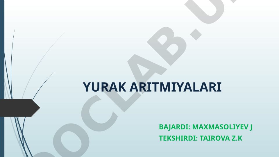 Yurak aritmiyalari: sabablari, turlari va ahamiyati