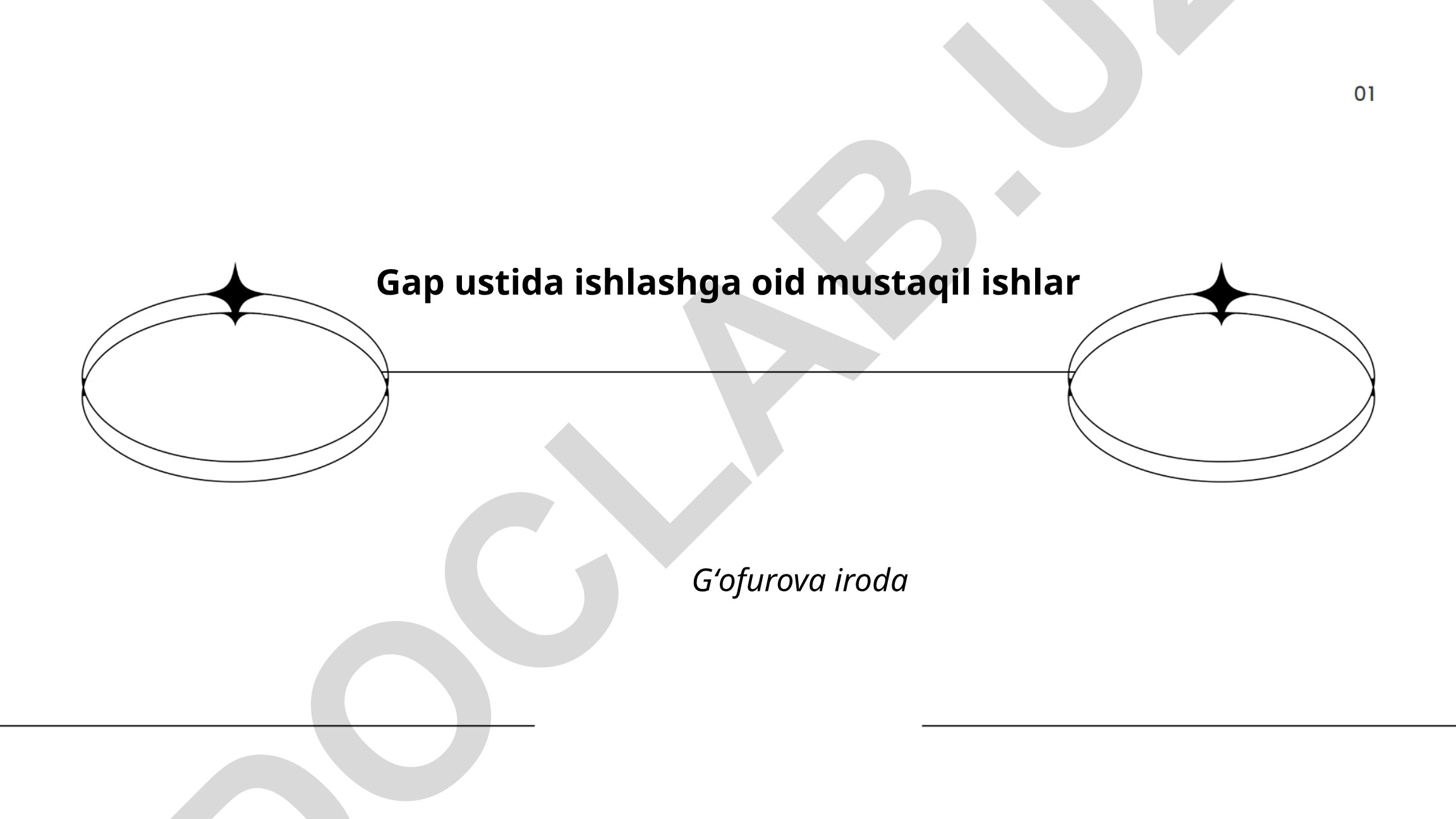 Fikrlar erkinligini shakllantirish va o'zlikni anglash