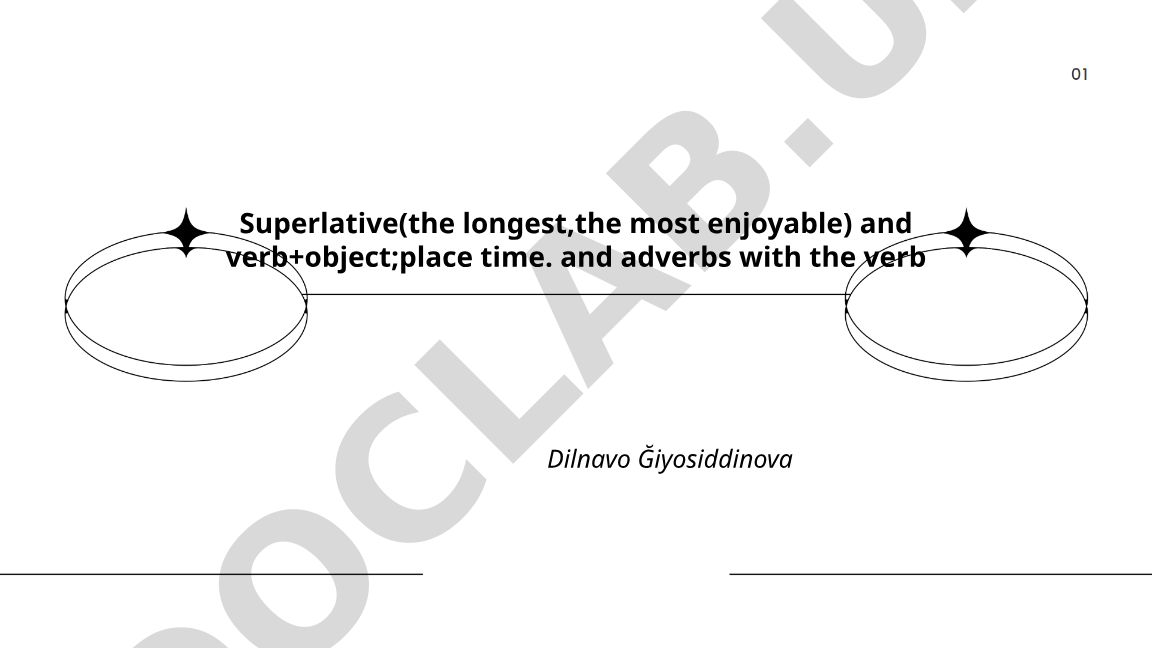 Superlative darajalarini shakllantirish qoidalari