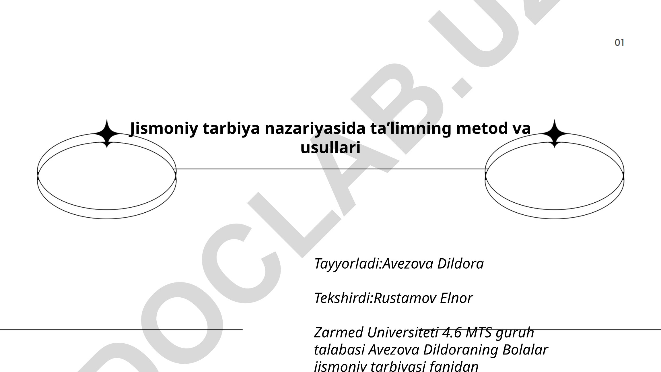 Jismoniy tarbiya nazariyasida ta'limning metod va usullari