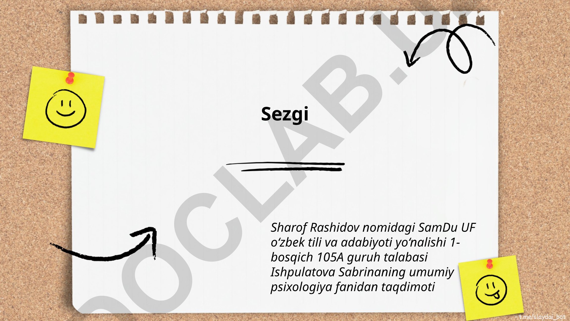 Sezgi va Intuitsiya: Psixologik tushunchalar va ularning o'zaro bog'liqligi