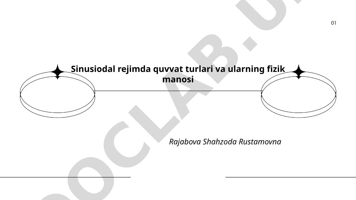 Sinusoidal rejimda quvvat turlari va ularning fizik manosi