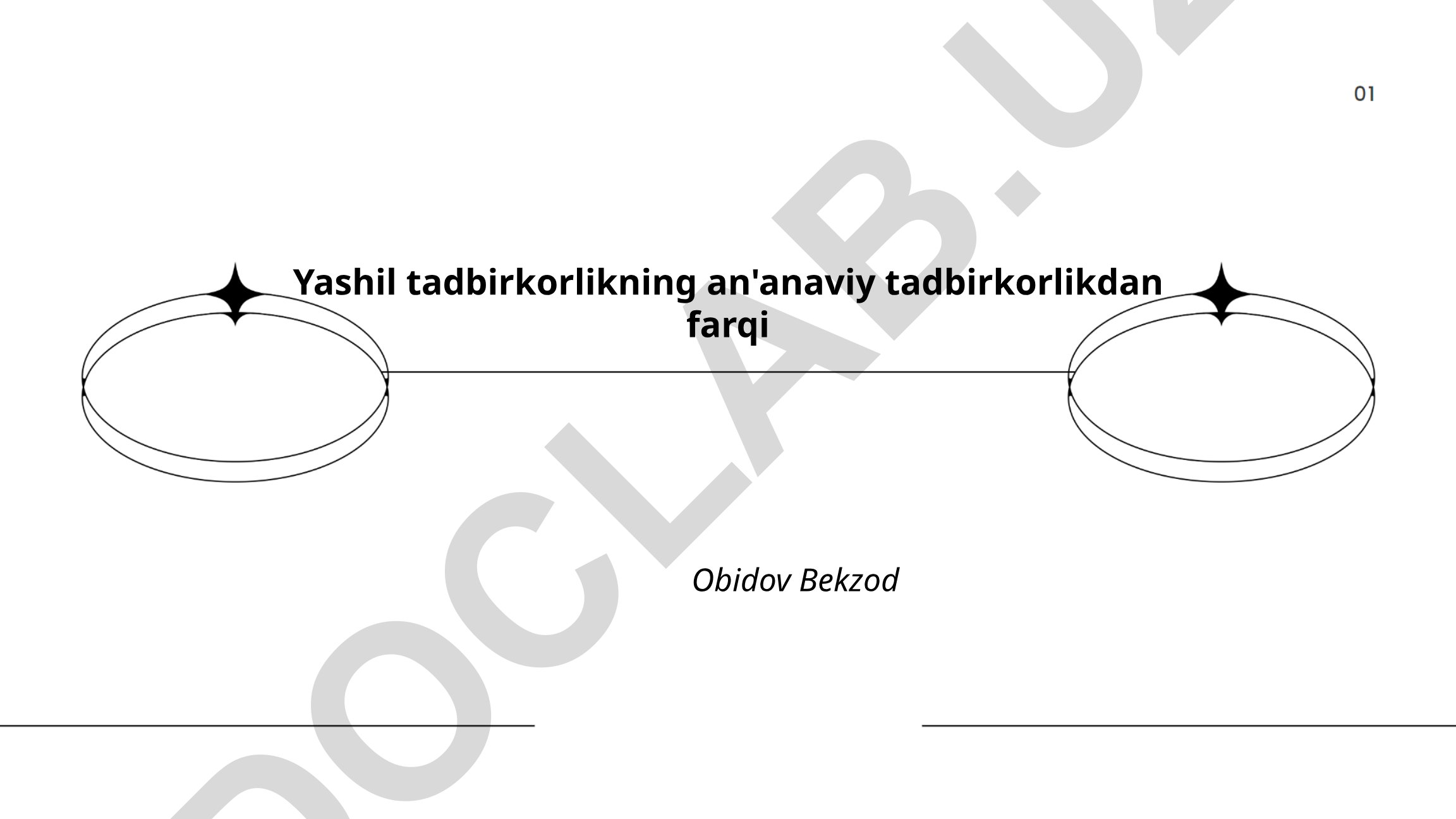 Yashil tadbirkorlikning an'anaviy tadbirkorlikdan farqi