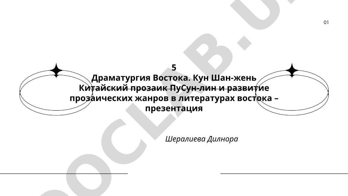 Драматургия Востока: Кун Шан-жень и Пу Сун-лин